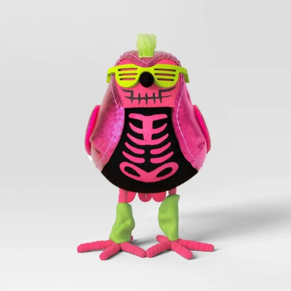 Target Hyde & EEK! Halloween Neon Punk Rocker 80s Skeleton Bird